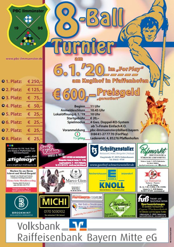 PBC Ilmmünster Plakat 2020